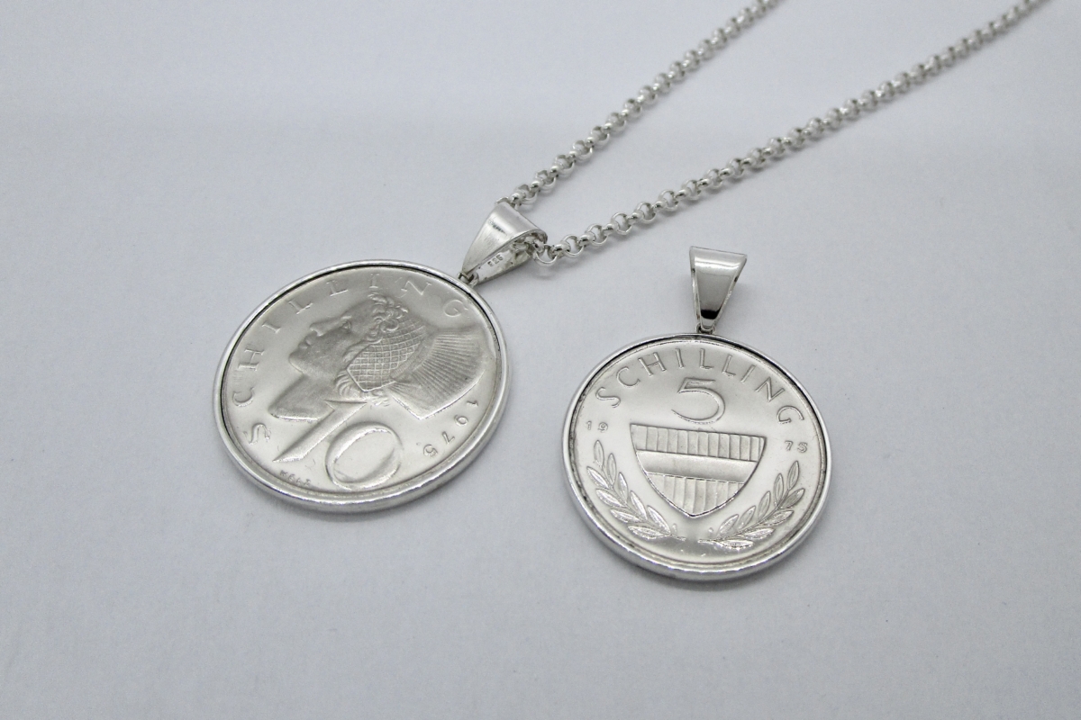Anhänger Silber Schilling  - Wien